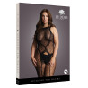 Le Désir Combinaison CROTCHLESS LEOPARD Noire